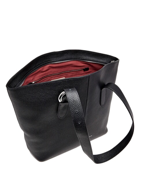 FERN Shopping Bag in pelle Nero - Borse Donna