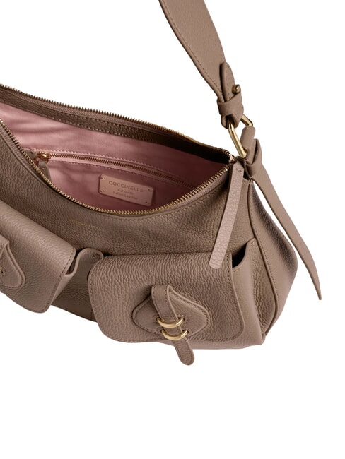 MAVERY POCKET Borsa a spalla, in pelle warm taupe - Borse Donna
