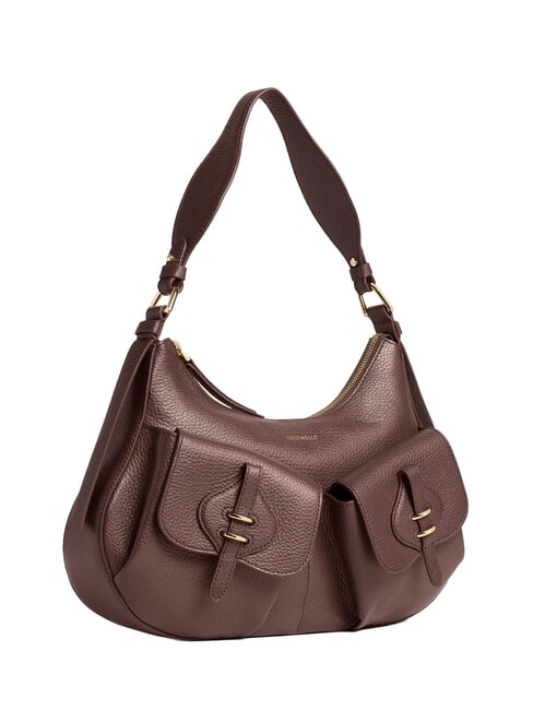 MAVERY POCKET Borsa a spalla, in pelle berry - Borse Donna