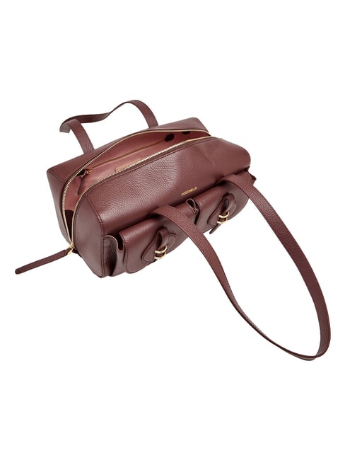 MAVERY POCKET Bauletto a spalla, in pelle berry - Borse Donna
