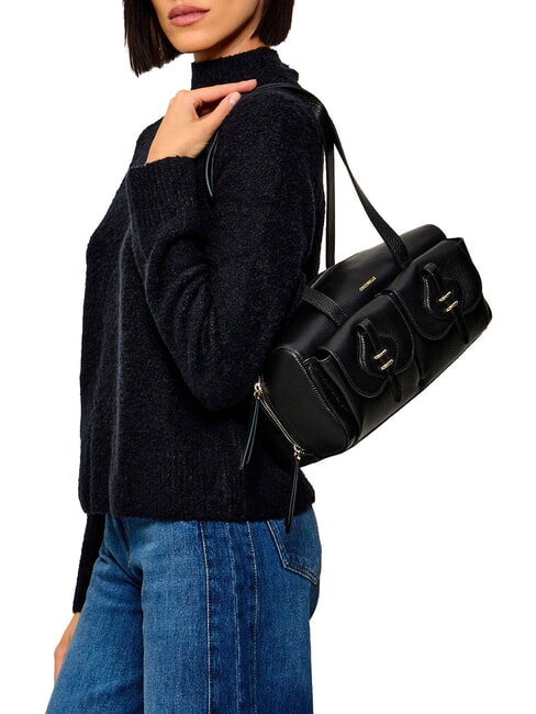 MAVERY POCKET Bauletto a spalla, in pelle Nero - Borse Donna