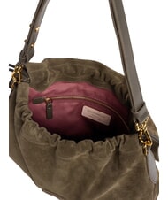 COCCINELLE LIDIA SUEDE BIM Borsa a spalla fango - Borse Donna - 3