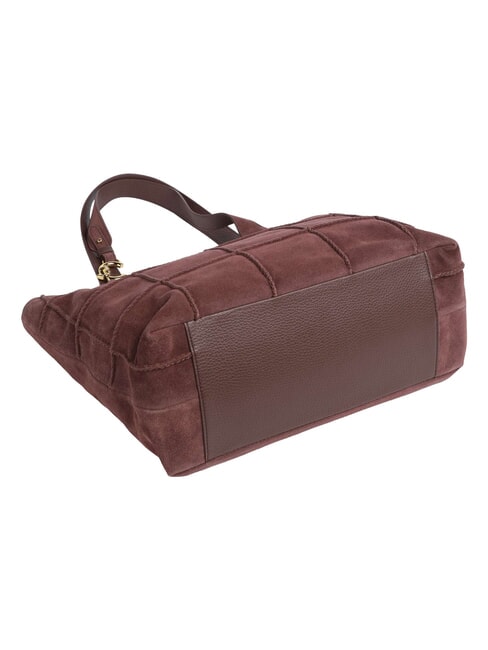 C-EASY CHECK E Borsa morbida a spalla berry - Borse Donna