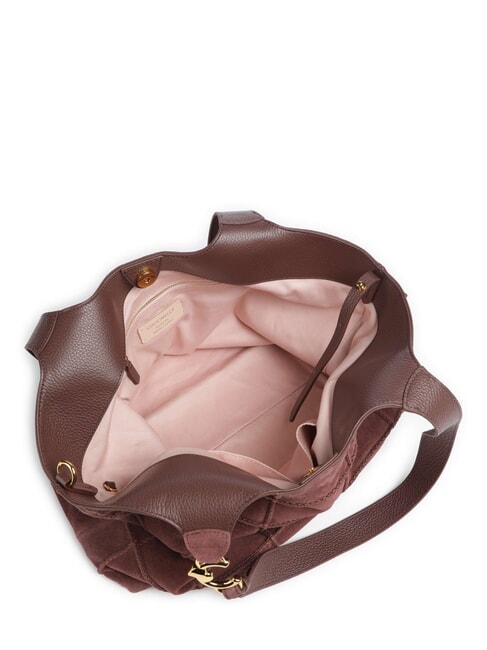 C-EASY CHECK E Borsa morbida a spalla berry - Borse Donna