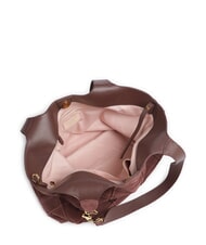COCCINELLE C-EASY CHECK E Borsa morbida a spalla berry - Borse Donna - 5
