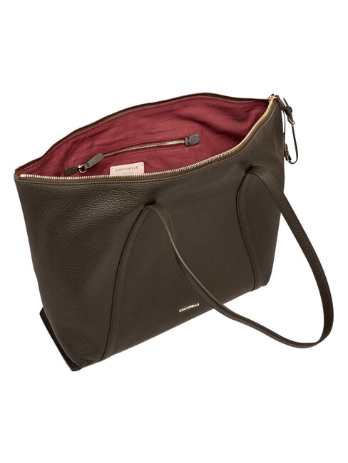NORY Shopping Bag in pelle fango - Borse Donna