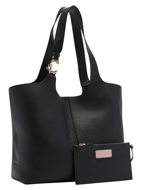 C-EASY Borsa a spalla, con pochette Nero - Borse Donna