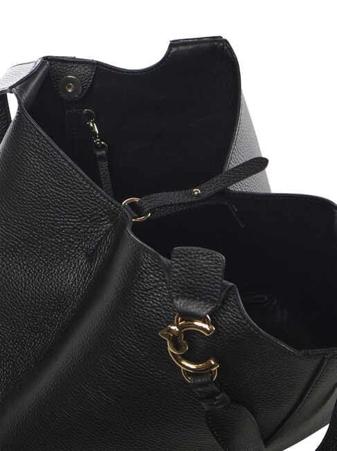 C-EASY Borsa a spalla, con pochette Nero - Borse Donna