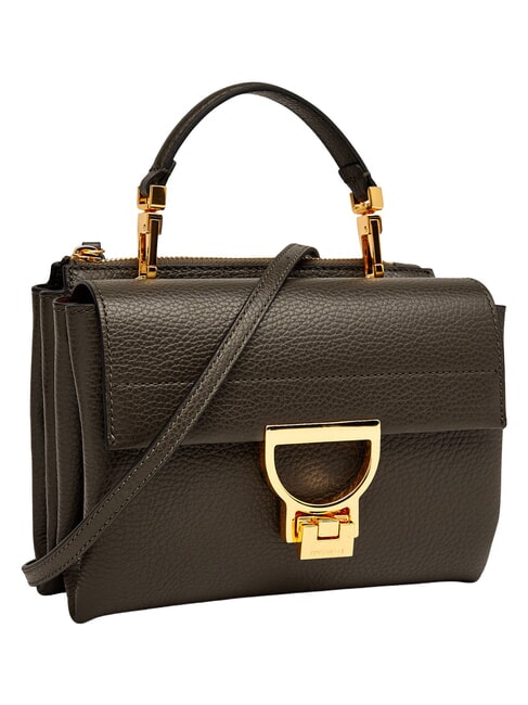 ARLETTIS Hand bag in pelle martellata fango - Borse Donna