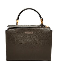 COCCINELLE ARLETTIS Hand bag in pelle martellata fango - Borse Donna - 4