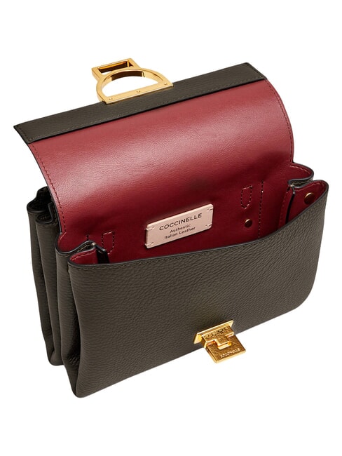 ARLETTIS Hand bag in pelle martellata fango - Borse Donna