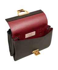 COCCINELLE ARLETTIS Hand bag in pelle martellata fango - Borse Donna - 5