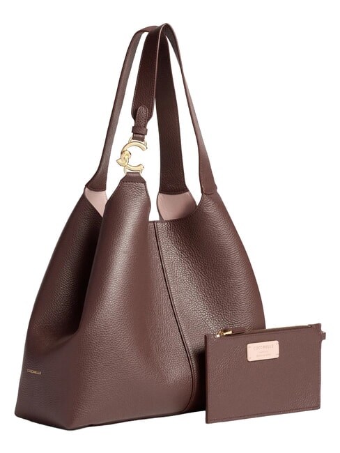 C-EASY Borsa a spalla, con pochette berry - Borse Donna