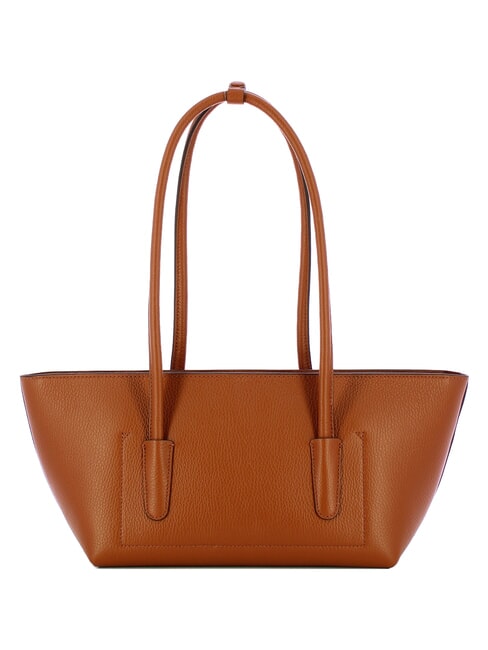 DOUBLE BEAT Shopper con pochette cognac - Borse Donna