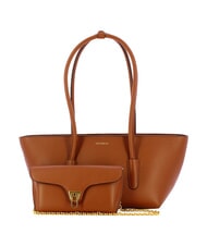 COCCINELLE DOUBLE BEAT Shopper con pochette cognac - Borse Donna - 4