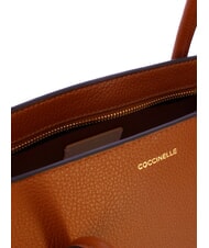 COCCINELLE DOUBLE BEAT Shopper con pochette cognac - Borse Donna - 5