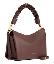 COCCINELLE BOHEME GRANA DOUBLE Borsa piccola a mano in pelle martellata berry/wint.rose - Borse Donna - 2