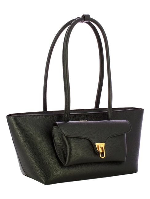 DOUBLE BEAT Shopper con pochette Nero - Borse Donna