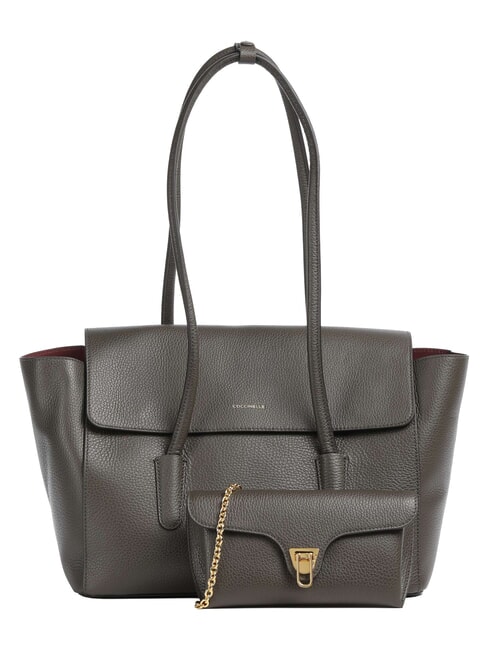 DOUBLE BEAT Borsa a spalla, con pochette fango - Borse Donna
