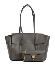 COCCINELLE DOUBLE BEAT Borsa a spalla, con pochette fango - Borse Donna - 2