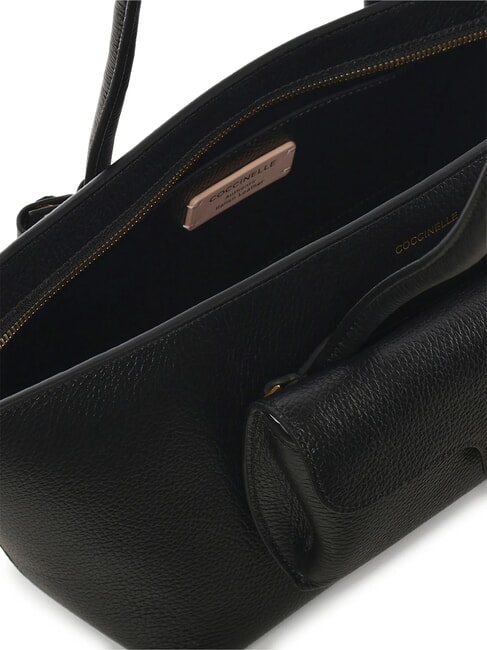 DOUBLE BEAT Shopper con pochette Nero - Borse Donna