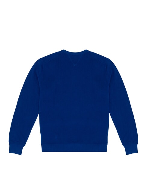 TH Maglione girocollo a nido d'ape wedge blue - Maglie Uomo