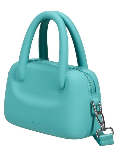 JELLYPOP Mini bag in silicone, con tracolla dusty turquoise - Accessori Viaggio