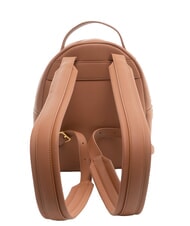 LOVE MOSCHINO BOLD LOVE Zaino piccolo con logo in rilievo castagna - Borse Donna - 2
