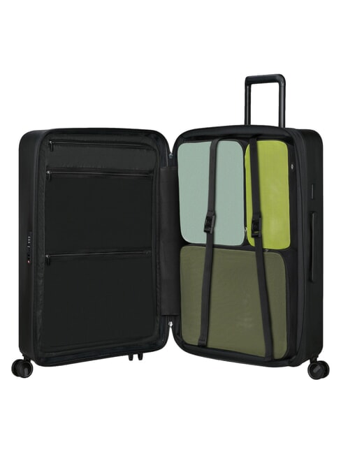 RESTACKD Trolley grande, espandibile NERO - Trolley Rigidi