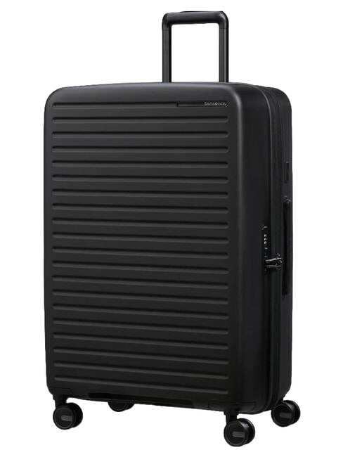 RESTACKD Trolley grande, espandibile NERO - Trolley Rigidi