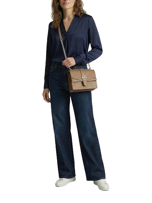 MK Mini Bag a tracolla, in pelle driftwood - Borse Donna