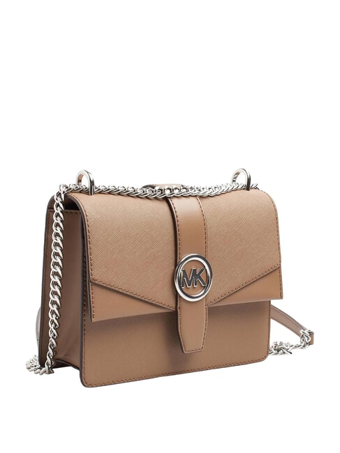MK Mini Bag a tracolla, in pelle driftwood - Borse Donna
