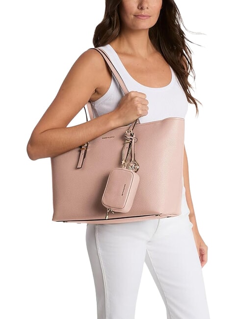 QUINN Borsa shopping in pelle soft pink - Borse Donna