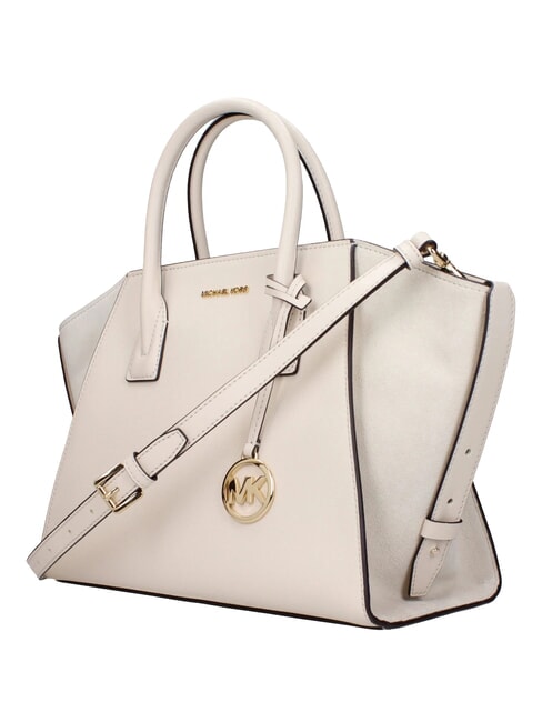 AVRIL Borsa a mano, con tracolla, in pelle lt cream - Borse Donna