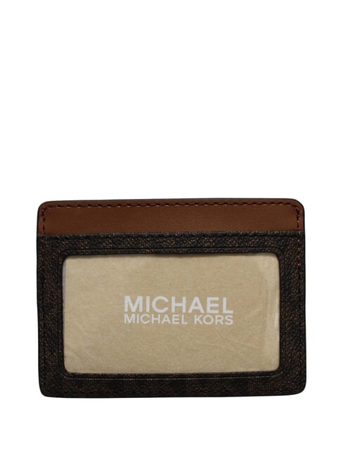 JET SET LOGO Portacard piatto brown - Portafogli Donna