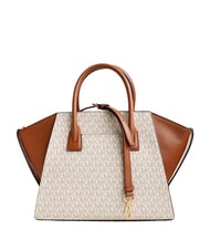 MICHAEL KORS LOGO Borsa a mano, con tracolla vanilla - Borse Donna - 4
