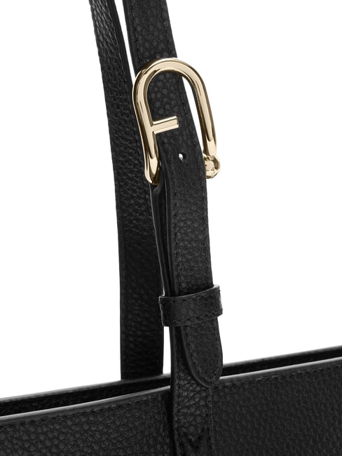 AVA Borsa shopping grande in pelle muddy gray+rosewood int. - Borse Donna