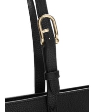 FURLA AVA Borsa shopping grande in pelle muddy gray+rosewood int. - Borse Donna - 3