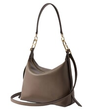 FURLA TONIE Borsa piccola in pelle con tracolla muddy gray - Borse Donna - 3