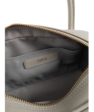 FURLA POPPY Borsa mini a mano, con tracolla stone gray - Borse Donna - 5