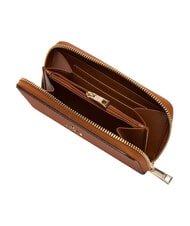 FURLA CAMELIA Portafoglio ziparound, in pelle extra brown - Portafogli Donna - 2