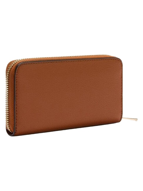 CAMELIA Portafoglio ziparound, in pelle extra brown - Portafogli Donna
