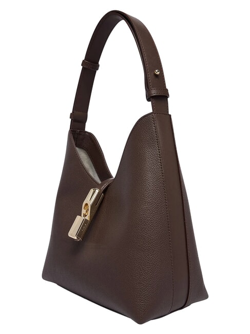GOCCIA Borsa a spalla, in pelle cioccolato - Borse Donna
