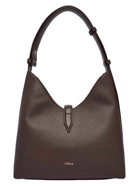 GOCCIA Borsa a spalla, in pelle cioccolato - Borse Donna