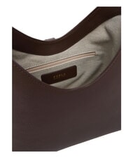 FURLA GOCCIA Borsa a spalla, in pelle cioccolato - Borse Donna - 5