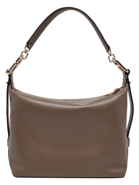 TONIE Borsa a spalla in pelle con tracolla muddy gray - Borse Donna