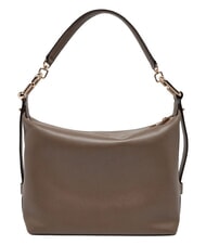FURLA TONIE Borsa a spalla in pelle con tracolla muddy gray - Borse Donna - 4