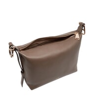 FURLA TONIE Borsa a spalla in pelle con tracolla muddy gray - Borse Donna - 5