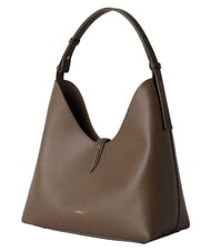 FURLA GOCCIA Borsa in pelle a spalla muddy gray - Borse Donna - 2