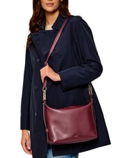 FURLA TONIE Borsa a spalla in pelle con tracolla red apple - Borse Donna - 2